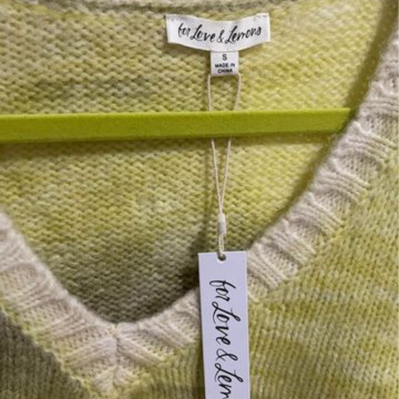 For Love & Lemons Crop Sweater - Picture 2 of 2